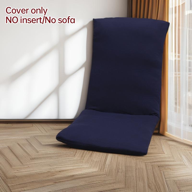 Folding Tatami Seat Cover Single Floor Bed Sofa Slipcover Household Foldable Relax Lounge Recliner Slipcover (Only Cover )