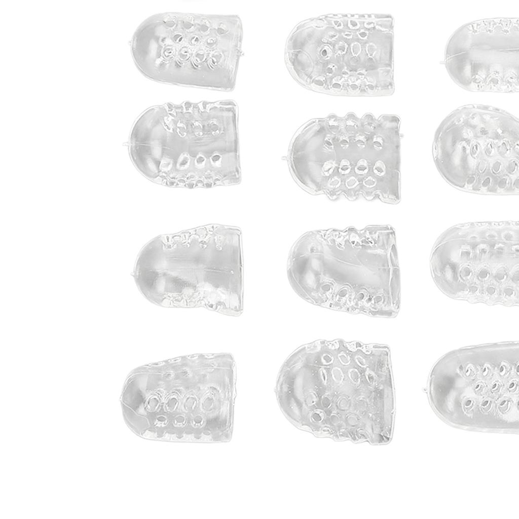 30pcs Pinky Toe Protector Anti Friction Breathable Transparent Ultra Thin Toe Sleeves Covers for Ingrown Toenails Corns Calluses