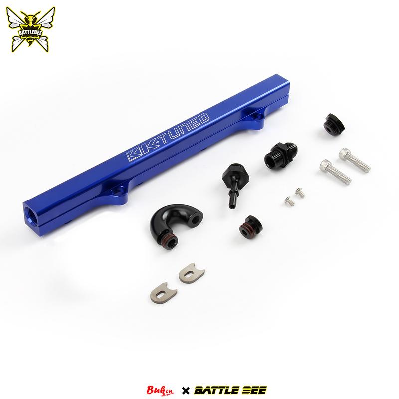 Aluminium K Series Fuel Rail Kit High Flow Injection Fuel Rail For Honda Civic K20 K24 FD2 CL7 DC5 Without Oil Pressure Gauge