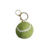 Billiards Rugby Crochet Soccer Keyrings Tennis Baseball Sport Ball  Pendant  Backpack