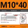 304 Stainless Steel Hex Socket Cap Screw with Washer - Sizes M3, M4, M5, M6, M8, M12