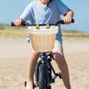 Children Bike Basket Front Handwoven Detachable with Lining Tricycle Baskets