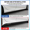 2pcs Carbon Car Door Side Skirt Sill Stripe Sticker Motion Design Decals For Volvo Rdesign XC90 S60 XC60 V70 S80 S40 V50 V40 V60 C30 S70