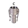 304 316 Stainless 1/2" 3/4" 1" 2"-4" BSP Female Male Camlock Fitting Adapter Barb Quick Disconnect For Hose Pump Homebrew