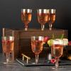 25/50pcs 150ml Disposable Cups Sparkling Champagne Bar Cups Plastic Champagne Clear Toasting Glasses for Weddings Party