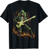 Skeleton Guitar Guy Rock And Roll Band Rock On T-Shirt ,Unisex Tee, Hot