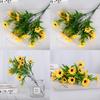 Faux Small Daisy Flower Artificial Plant For Indoor And Outdoor Home Decoration And Photography