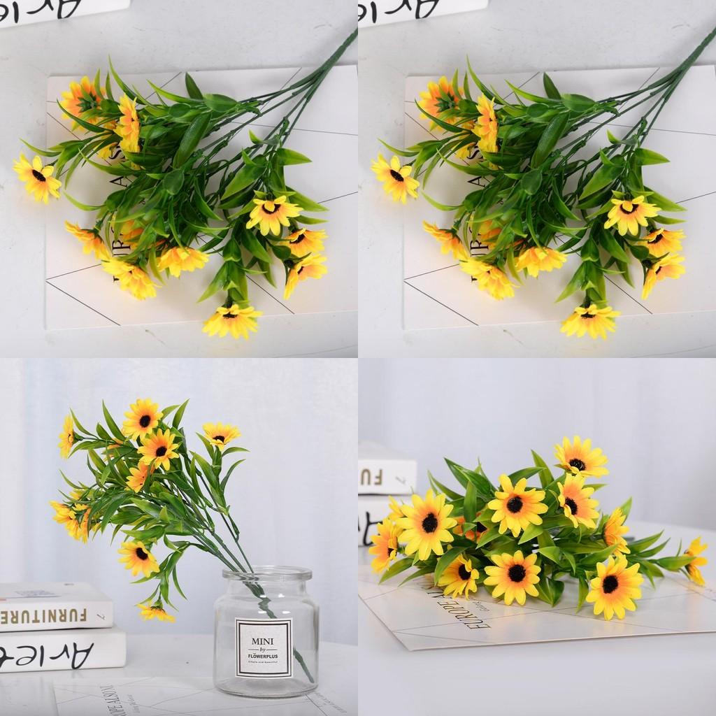 Faux Small Daisy Flower Artificial Plant For Indoor And Outdoor Home Decoration And Photography