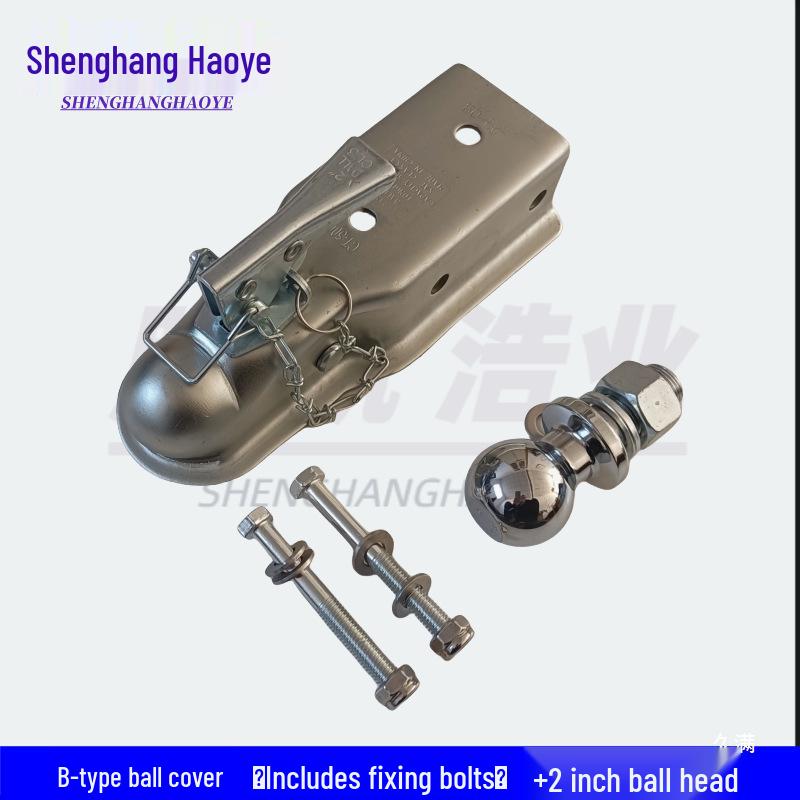 Anti-Detachment Wear-Resistant Cast Steel Trailer Tow Ball Cover for RVs & Boats