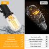 Solar Powered Outdoor String Light with 1200mAh Battery and Remote Control Waterproof Patio Lights Shatterproof LED String Light