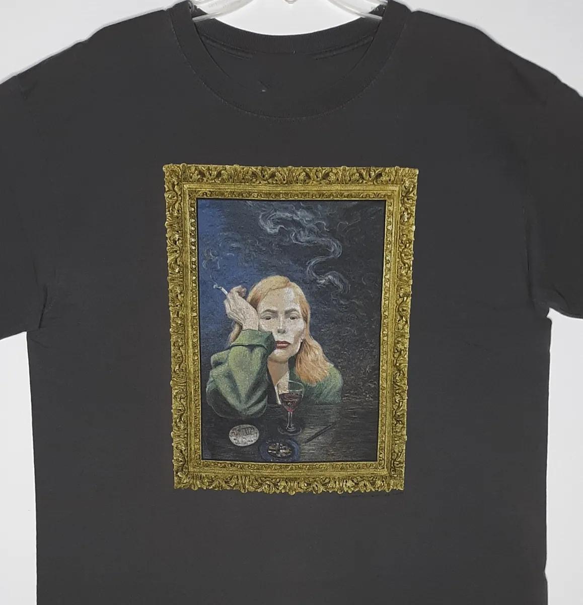 Joni Mitchell Concert Tour T-Shirt Black All Size Unisex Tee AG1480 M