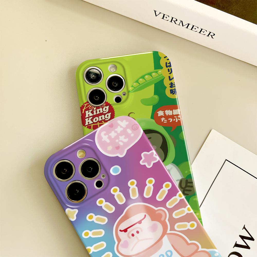 Komplexní filmový kryt na telefon s kresleným módním designem, tvrdý plášť s plným krytem a ochranným pouzdrem pro iPhone, Samsung, Xiaomi, Poco, Redmi, Huawei, Honor