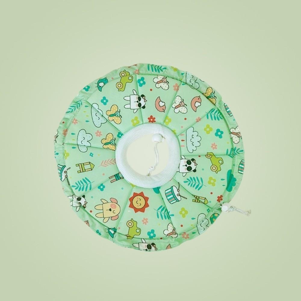 Cartoon Pattern Pet Protective Cone Collar Adjustable Cat Recovery Collar  Neck Recovery S-Style C
