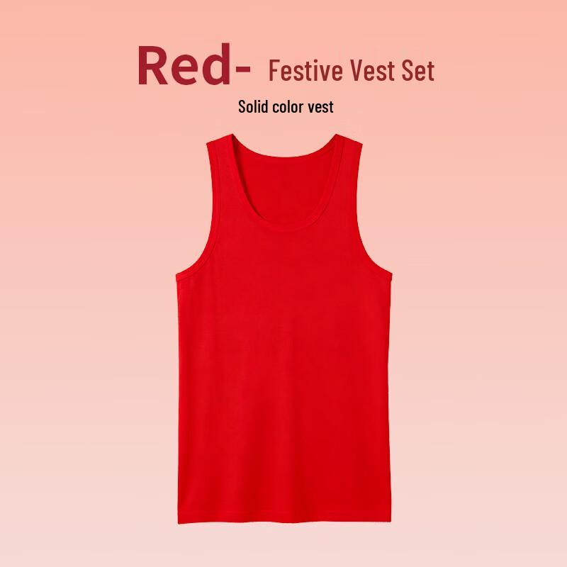 LangSha Men s Red Lucky Year Underwear Vest Sets XL 1180₽