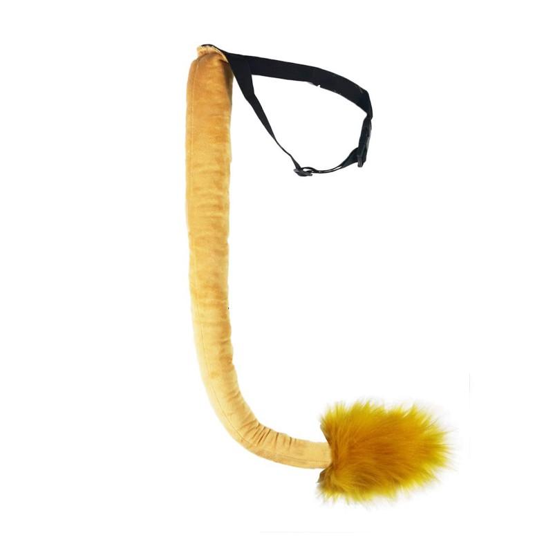 Animal Costume Set Halloween Cosplay Adult Furry Tiger Lion Zebra Giraffe Ears Tail Headband Accessory