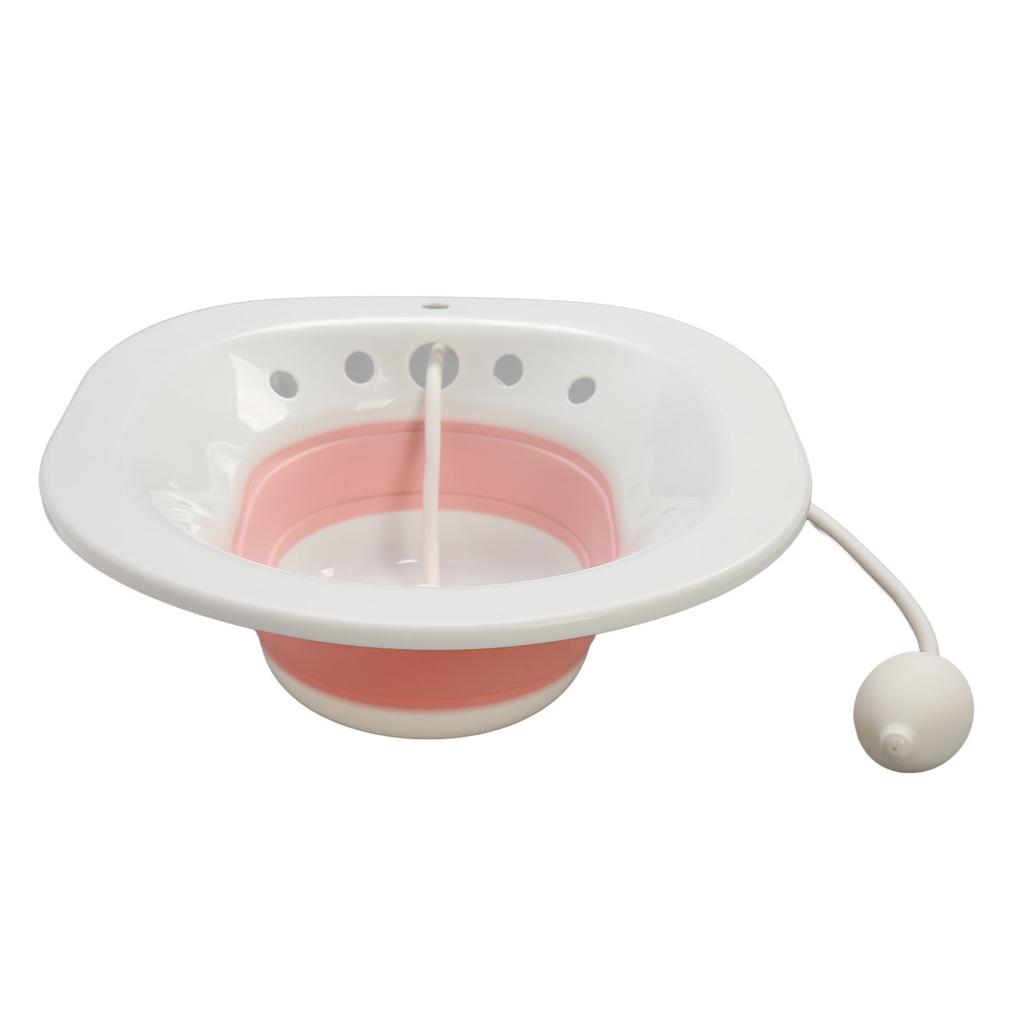 Sitz Bath Folding Multifunctional PP Silicone Toilet Seat Sitz Bath for Hemorrhoid Postpartum Care