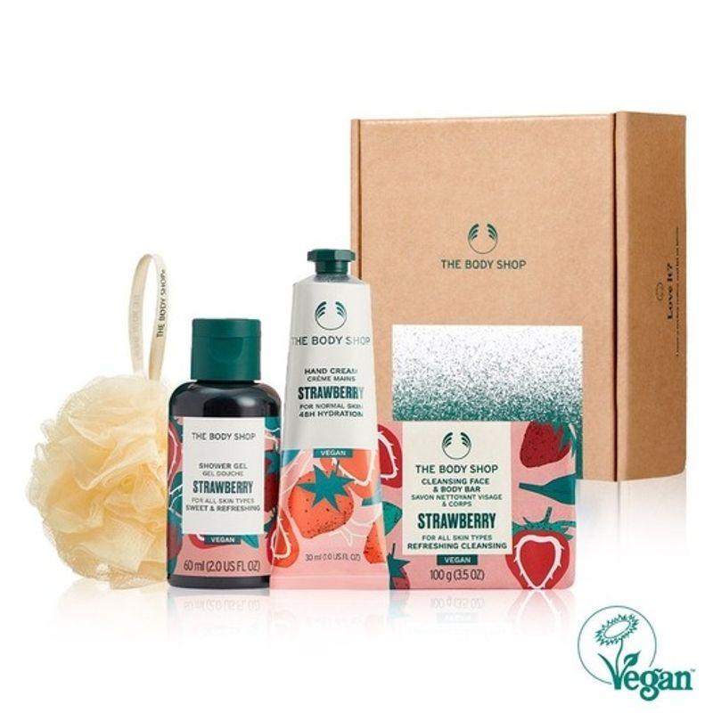 

The Body Shop Strawberry 3-piece gift set (shower gel + hand cream + soap) (888174) FREE