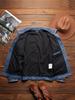 Men's Retro Stone Ground Leather Jacket - Storm Rider Cowhide Lapel Outerwear