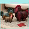 Year Of The Horse Plush Toy With Short Pile Velvet For Gift And Home Decor