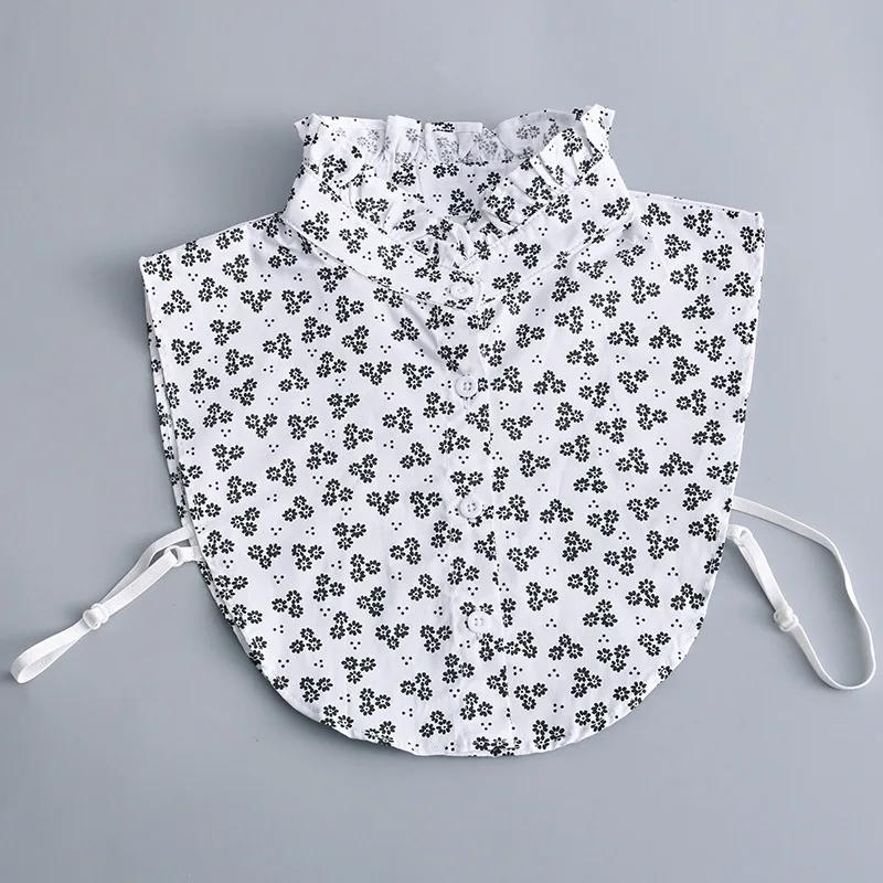 

Female Shirt Fake Collar Woman Detachable Collar Girls Removable Neckwear Blouse Lapel False Collar Tie Clothes Accessories