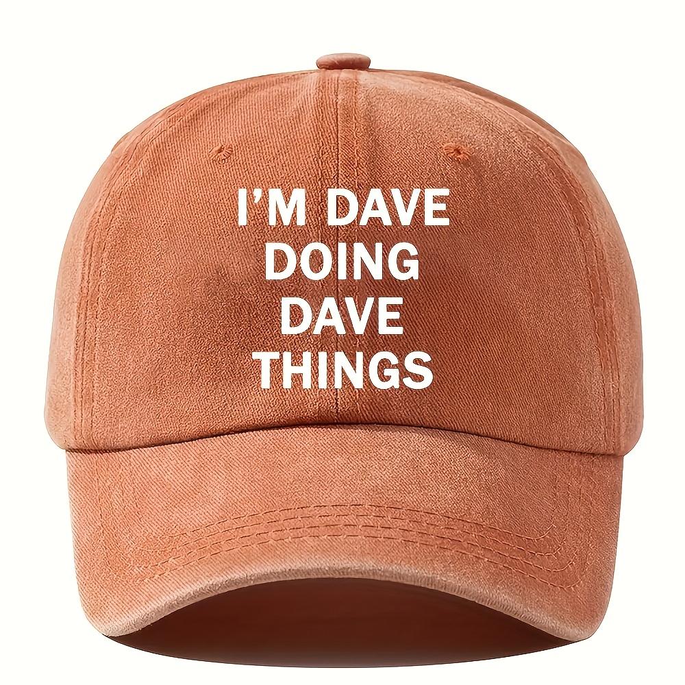Funny Baseball Cap Men's Retro Washed Visor Hat for Outdoor Fashion