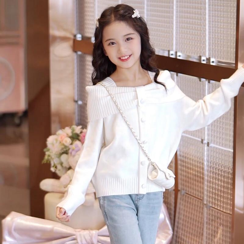 Girls  Sweet Bow Princess Knit Sweater 160