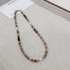 Meng Ziyi Style Natural Stone Pearl Necklace: Women's Retro Light Luxury High-End Clavicle Chain for Spring/Summer