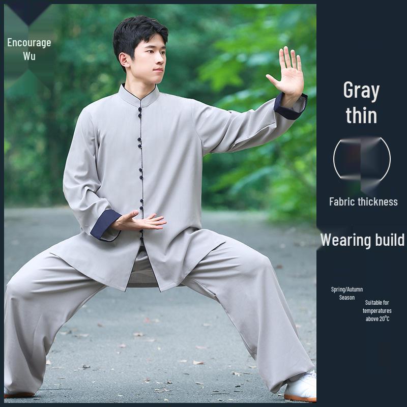 Li Wu High-End Tai Chi Anzug für Damen und Herren für die Herbst-/Wintersaison für die Morgenpraxis