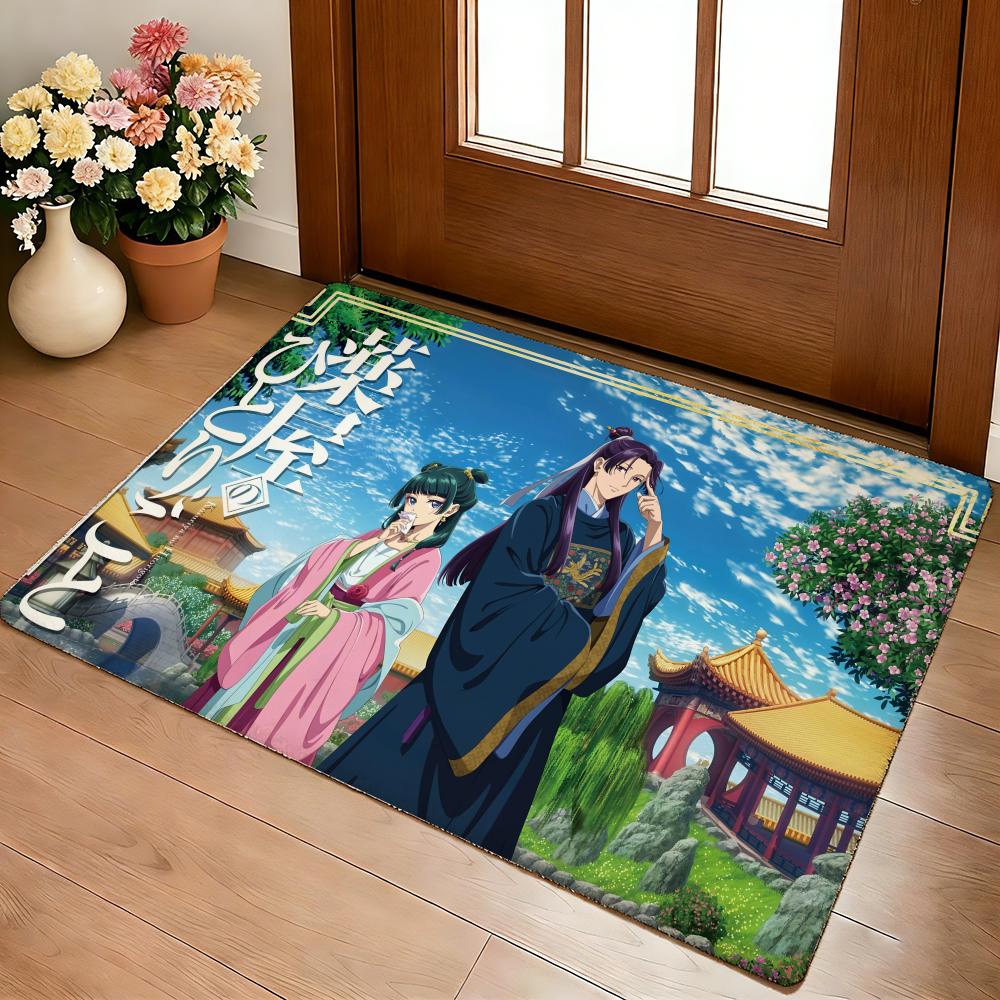 Anime The Apothecary Diaries Maomao Floor Mat Cozy Flannel Soft Thick Non-Slip Mat For Living Room Bedroom Kitchen Decor Rugs