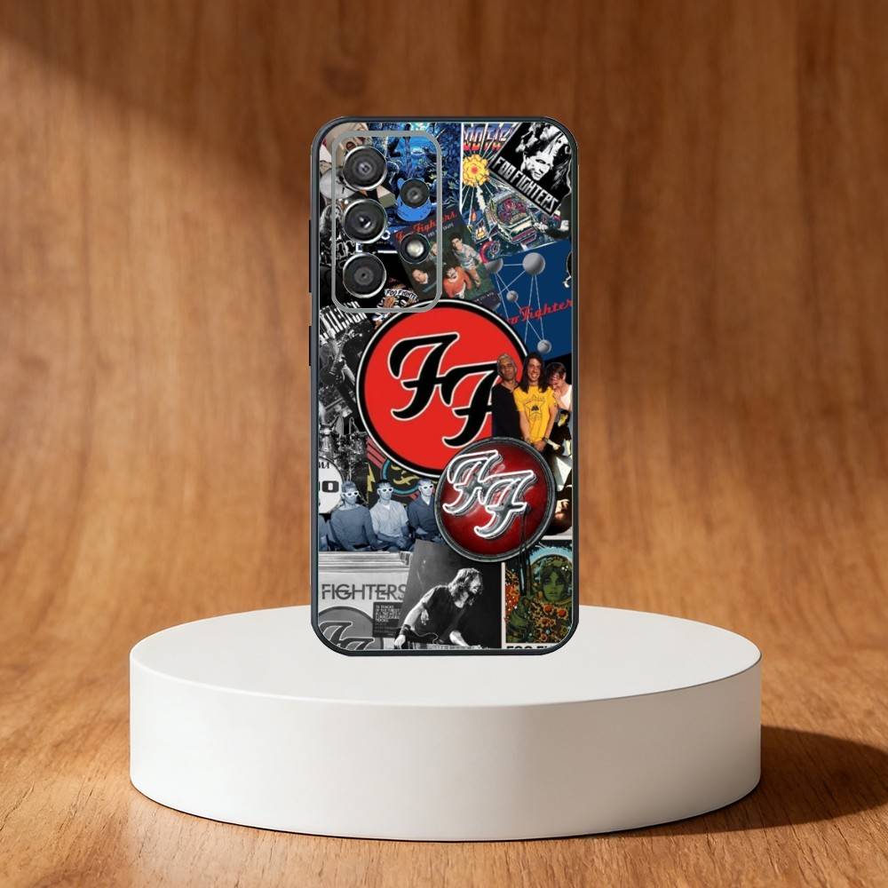Foo F-Fighters band Phone Case For Samsung S25,S24,S21,S22,S23,S30,Ultra,S20,Plus,Fe,Note,10,9,5G Black Cover