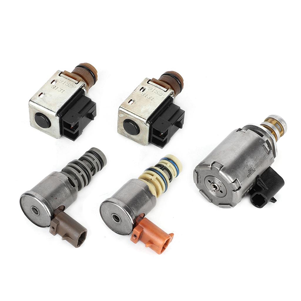 Hvy Duty Metal and Plastic   Solenoid Valve Kit, 5 Pieces, Professional Repair for 4L60E Automatic 2003 On Model