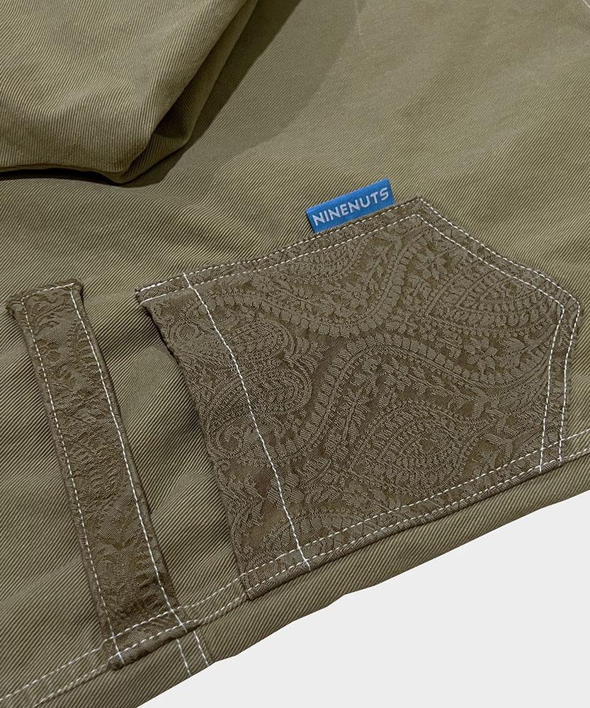 Nainneoscheu Bio Jacquard Pocket Shorts_Beige
