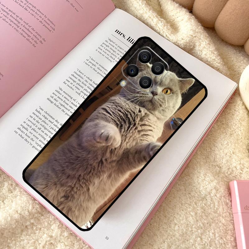 British Shorthair Cat Case For Samsung Galaxy M21 M12 M13 M14 M15 M06 M16 M36 M56 M31 M53 M32 M52 M35 M55 M34 M54