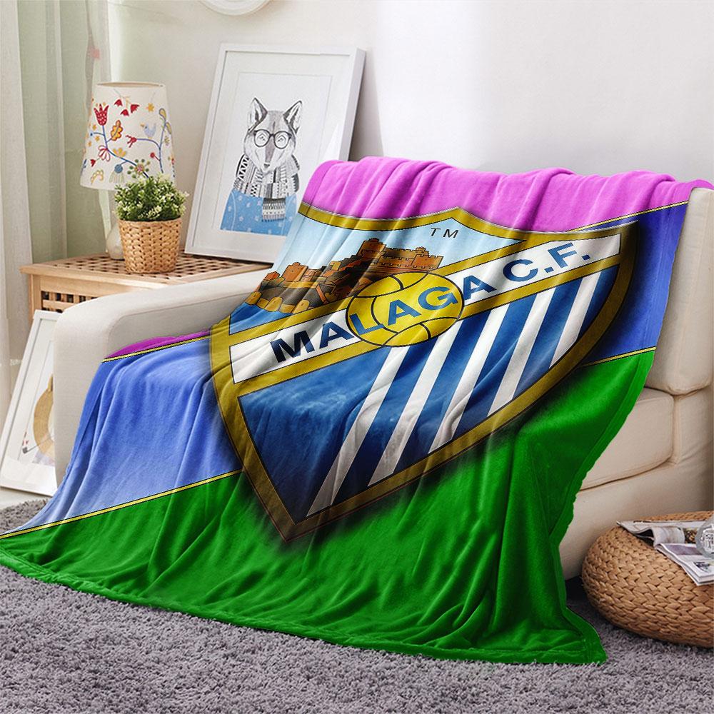 Málaga C.F Blanket, High quality Comfortable for All Seasons, Home Decor, Warmth and Comfort