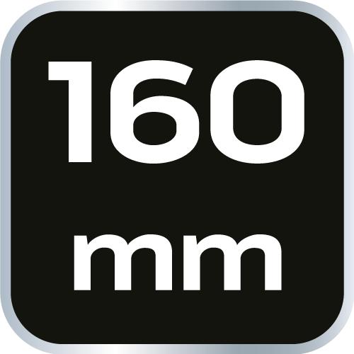 Straight long nose pliers 160 mm