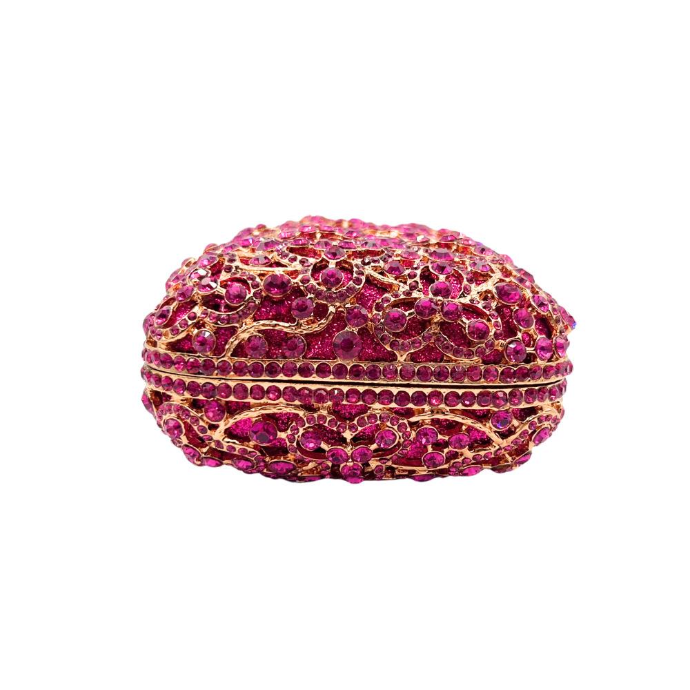 Tasche Bankett hohle Blume Diamant-Clutch Stein-Clutch