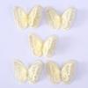 20Pcs 3D Butterfly Appliques Translucent Simulation Mesh Butterfly Patch  Garment Design Materials