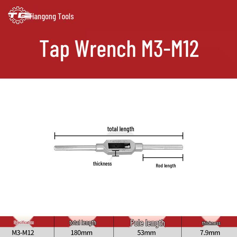 Handbohrmaschine Legierter Stahl Gewindebohrer-Satz (M2-M20)