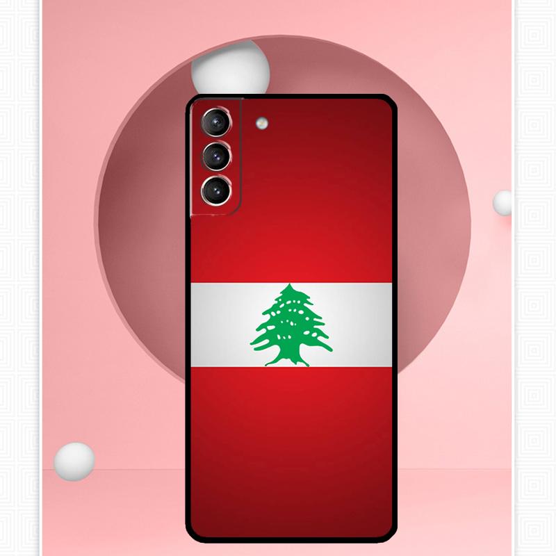Lebanon Flag Map Case For Samsung Galaxy S25 Ultra S20 S21 S22 S23 S24 Plus S9 S10 S24 FE S25 FE Cover Funda