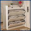 Multifunctional Shoe Cabinet Wooden Narrow Large Capacity Storage Cabinet Simple Shoe Rack Sturdy and Stable Dustproof Shelf