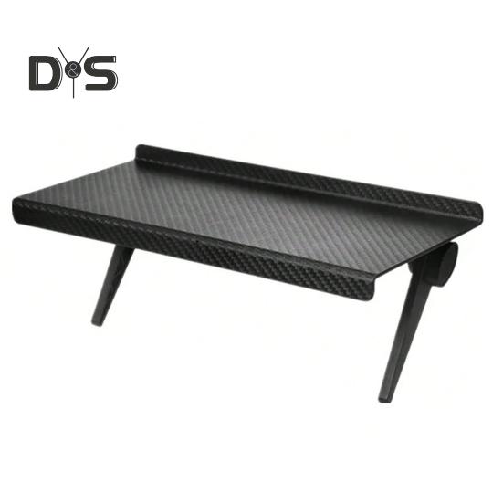 

Стеллаж для хранения, грузоподъемность 5 кг, нескользящий, регулируемый угол, простая установка, подставка для телевизора и монитора, экономящий место органайзер чёрный