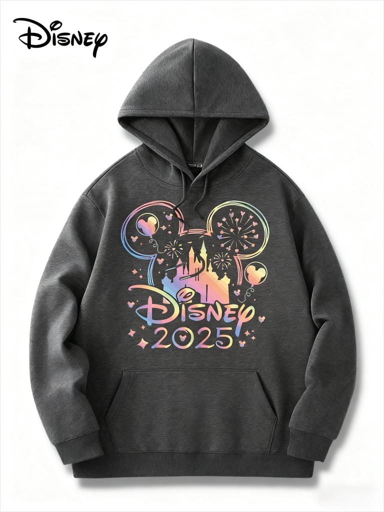 Disney Trip 2025 Fall/Winter Hoodies Disney Family Vacation 2025 Pullover Disneyland Trip Tops Unisex Adults &Children Hoodies