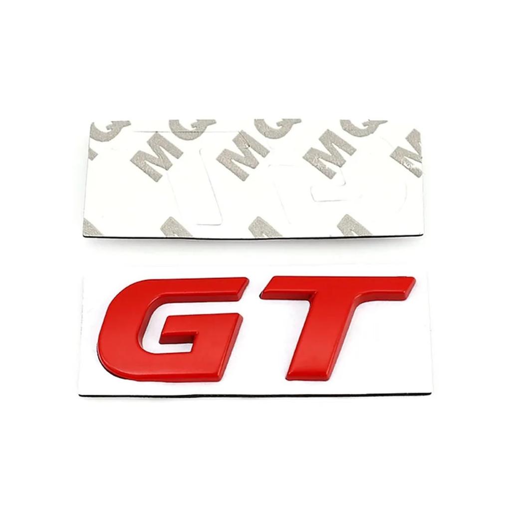 AQXYWIU GT Car Sticker Badge Emblem Decal for GT X6 X5 Forte Optima Picanto Stinger Sex Car Sticker (E)
