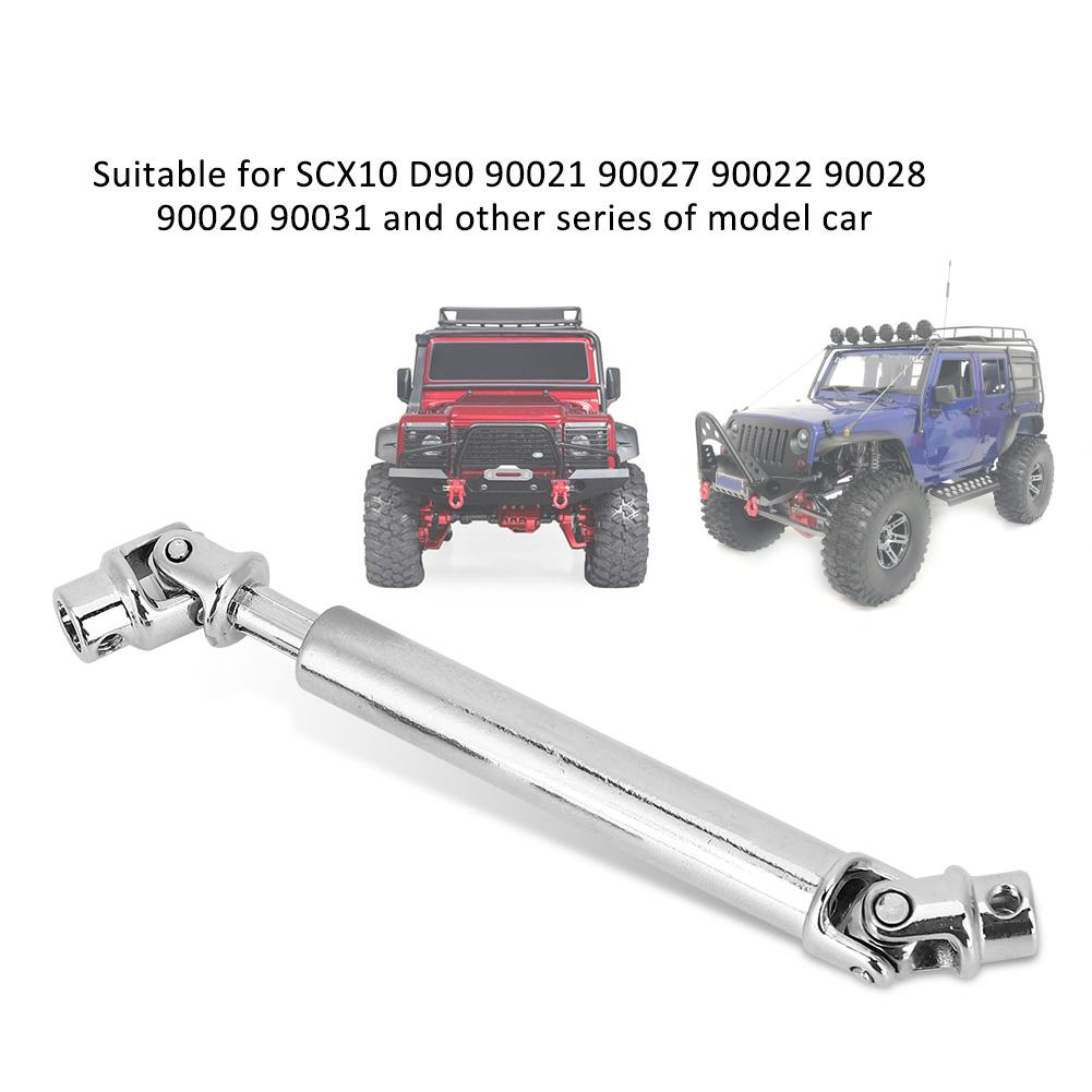 

1Pcs Stainless Steel Universal Drive Shaft Accessories Fit for SCX10 D90 90021 RC Car 90-115mm