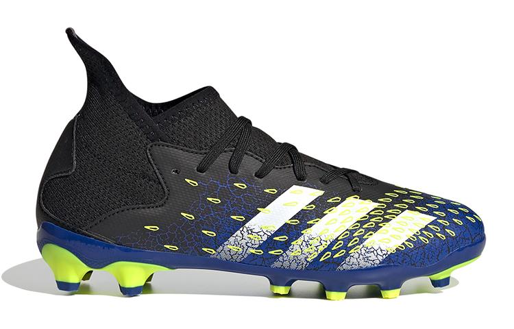 adidas Zapatillas de Fútbol PREDATOR Antideslizantes de Caña Media para Niños Negro Azul Verde Niños FY0621