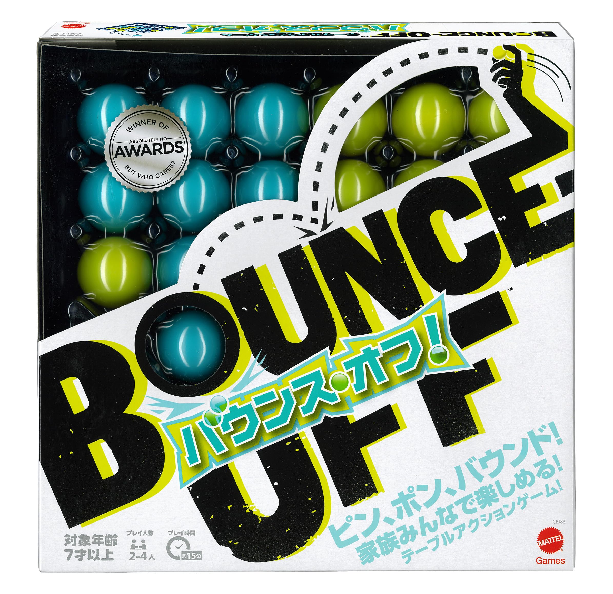 

Mattel Games Bounce Official Japanese Board Party Game for Ages 7 and CBJ83 Off, Product, Game, 2-4 Players, Up,