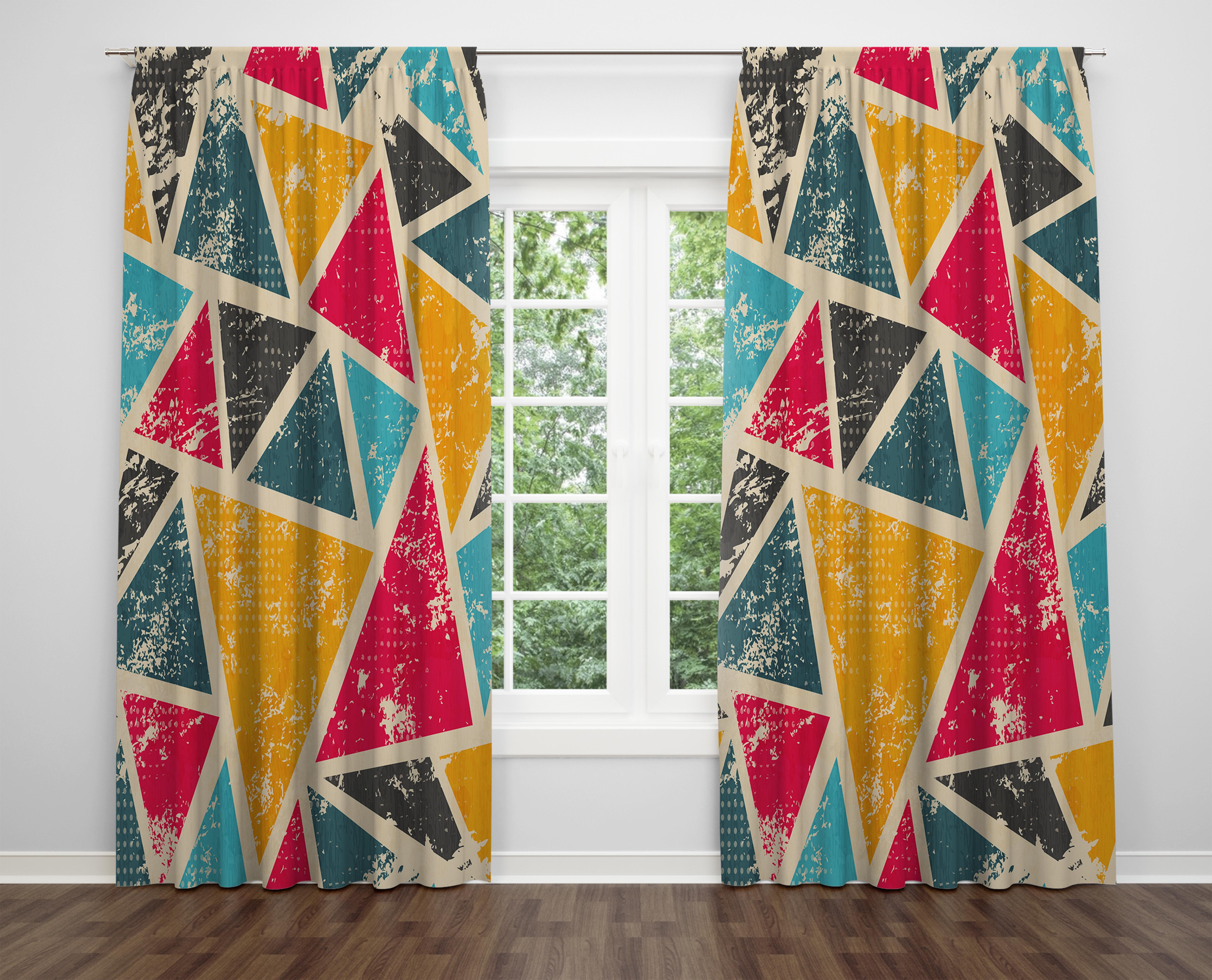 

Декоративний дизайн, високоякісна бавовняна тканина, ви можете вибрати одну або подвійну фіранку з крила 1 piece різнокольоровий