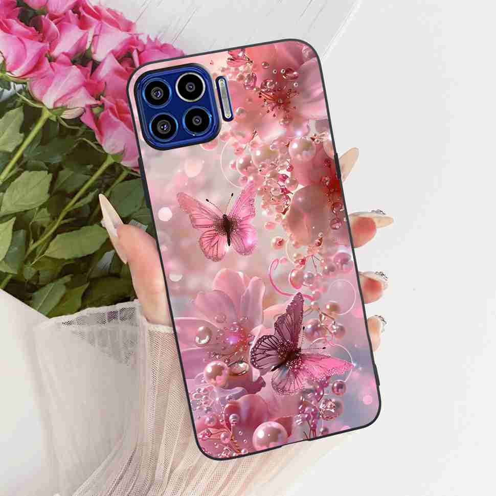Für Motorola One 5G 6,7" Hülle Neueste Beliebte Drucke Silikon TPU Schwarze Abdeckung Für Motorola One MOTO ONE 5G Handyhüllen Bumper