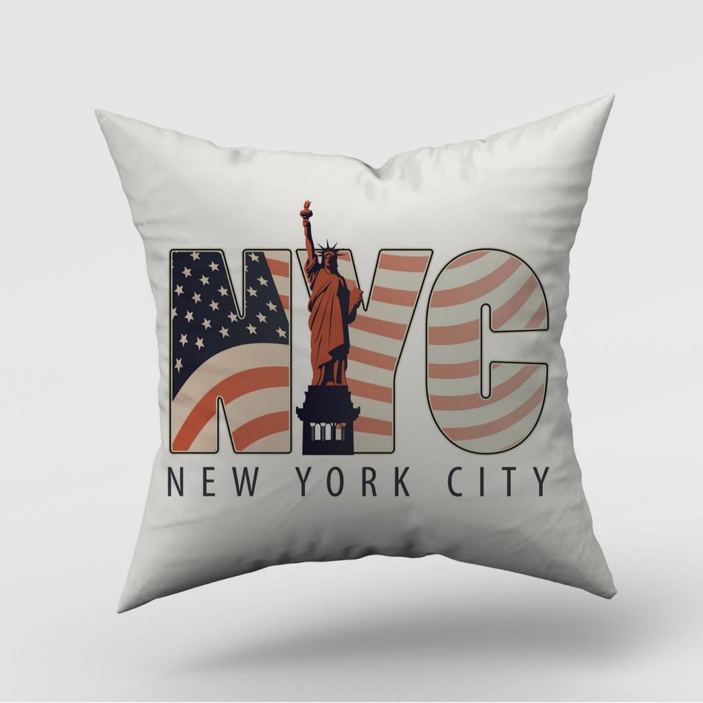 New American Independence Day Pillow Cover American Logo Outdoor Home Decoration Pillow Cushion Cover
