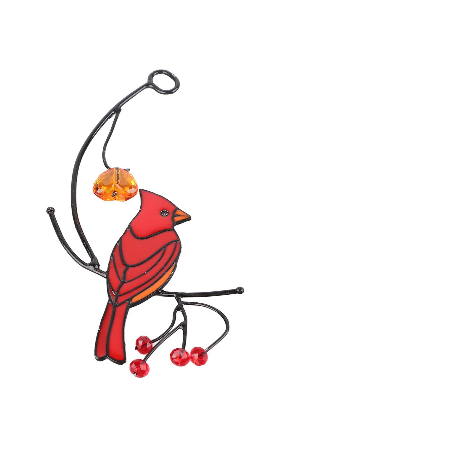 

Искусственная имитация пенопластовых птиц из цинкового сплава, птица-кардинал, украшение для дома, подвесное украшение для стола на окне